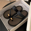 2025 new women's platform slides - summer comfort, indoor/outdoor wear, thong sandals with toe post