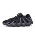 2025 spring/autumn new collection: flyknit coconut casual shoes for couples - breathable mesh, stylish, versatile, and perfect for women's athletic wear