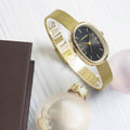Niche style design oval watch for women accessible luxuryniche stylecasualelegant women's female students junior high school quartz watch