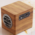 Retro bluetooth speaker wooden sound system for mobile phone, laptop, desktop computer, and tv - wooden subwoofer