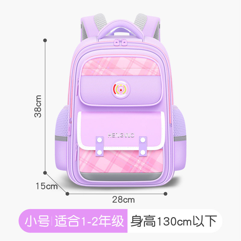 Factory direct hengwo new school backpacks, grades 3-6, double shoulder straps, back pain relief, large capacity elementary school backpack