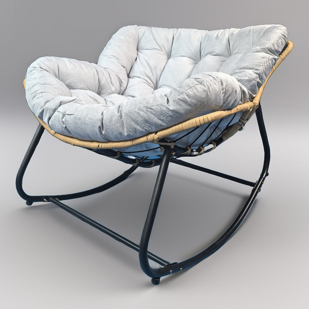 Rocking chair rocking chair recliner balcony casual chair reclining and sleeping nest chair lazy sofa chair for home