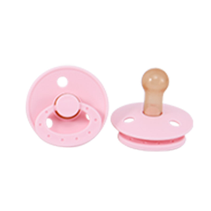 Cute colored baby soothes PP pacifier, environmentally friendly anti-chain pacifier clip, baby sleeps peacefully simulated breast milk toothpaste