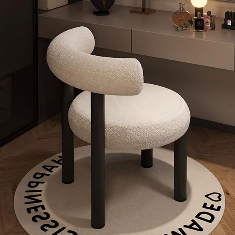 Bedroom dressing table makeup backrest chair for homecasual casual dining chair manufacturer cashmere nail salon seat
