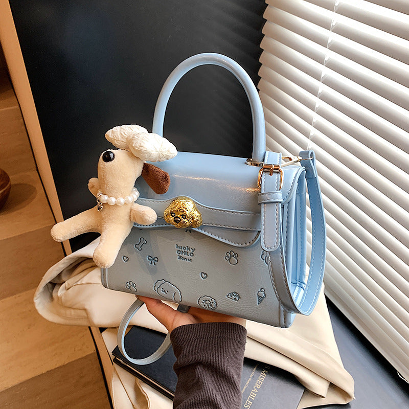 Cross-border super fire niche bag women's spring and summer 2025 new fashion shoulder messenger bag high-end portable Kelly bag