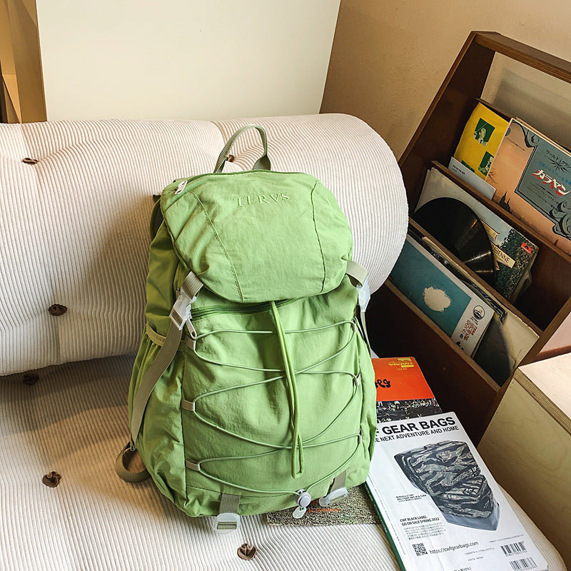 Cross-border new multi-functional sports fitness backpack fashionable outdoor mountaineering bag large capacity lightweight travel backpack