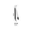 304 stainless steel slant tip tweezers - multi-purpose kitchen tool for removing hair, feathers, and fish bones. also available in 430 stainless steel flat tip tweezers