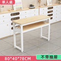 Professional double-layer nail table for nail salons - japanese minimalist style, single/double seater, economical home beauty & office desk