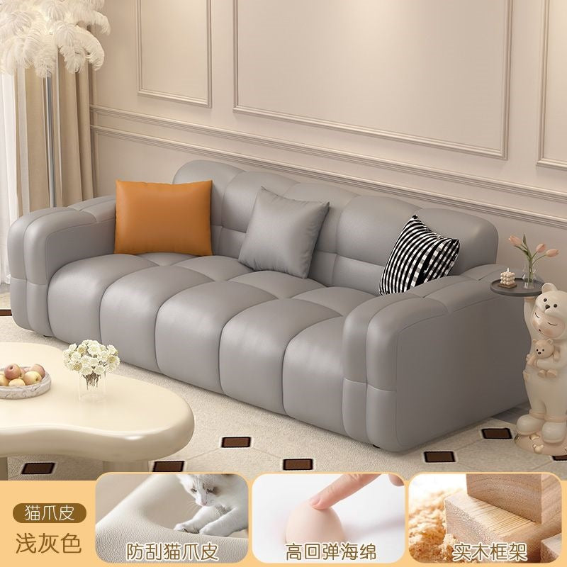 Light french retro cream living room sofa living room modern light luxury casual chenille modular cotton and linen fabric sofa