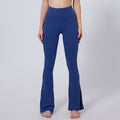 European and american nude feel butt-lifting fitness leggings for women - running, dance, tight-fit flare pants, high-waisted wide-leg yoga pants