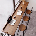Solid wood bar table for home balcony casual small bar table high-leg table solid wood bar cabinetaccessible luxuryclassy long table