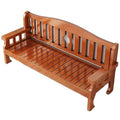 Solid wood sofa new chinoiserie combination wooden sofa rental room backrest bench economical living room small apartment sofa