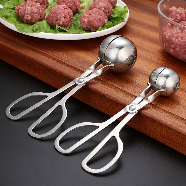 Island Qi 304 Stainless Steel Meatball Maker Household Scissors Meatball Clip Kitchen Creative Fish Ball Mould