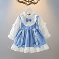 Girls' bowknot lolita dress - new spring/autumn  collection - sweet lace princess dress for little girls - dropshipping available