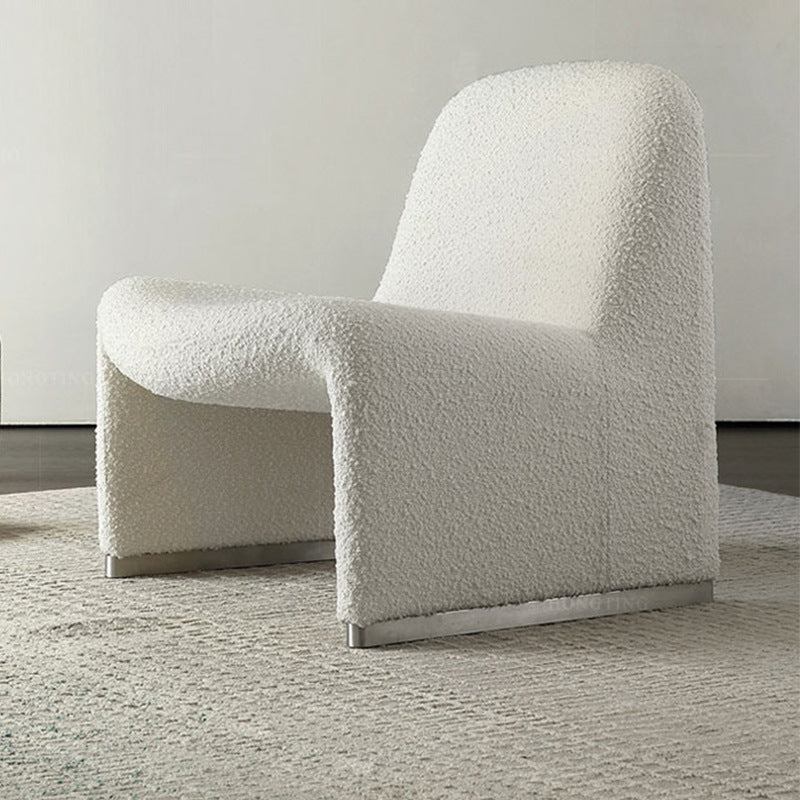 Hill chair bauhaus living room casualpopular creative cashmere single sofa cream style cloakroom makeup chair