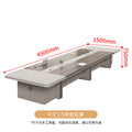 Saint-li conference table - rectangular meeting table for negotiations, modern minimalist design, large rectangular conference table