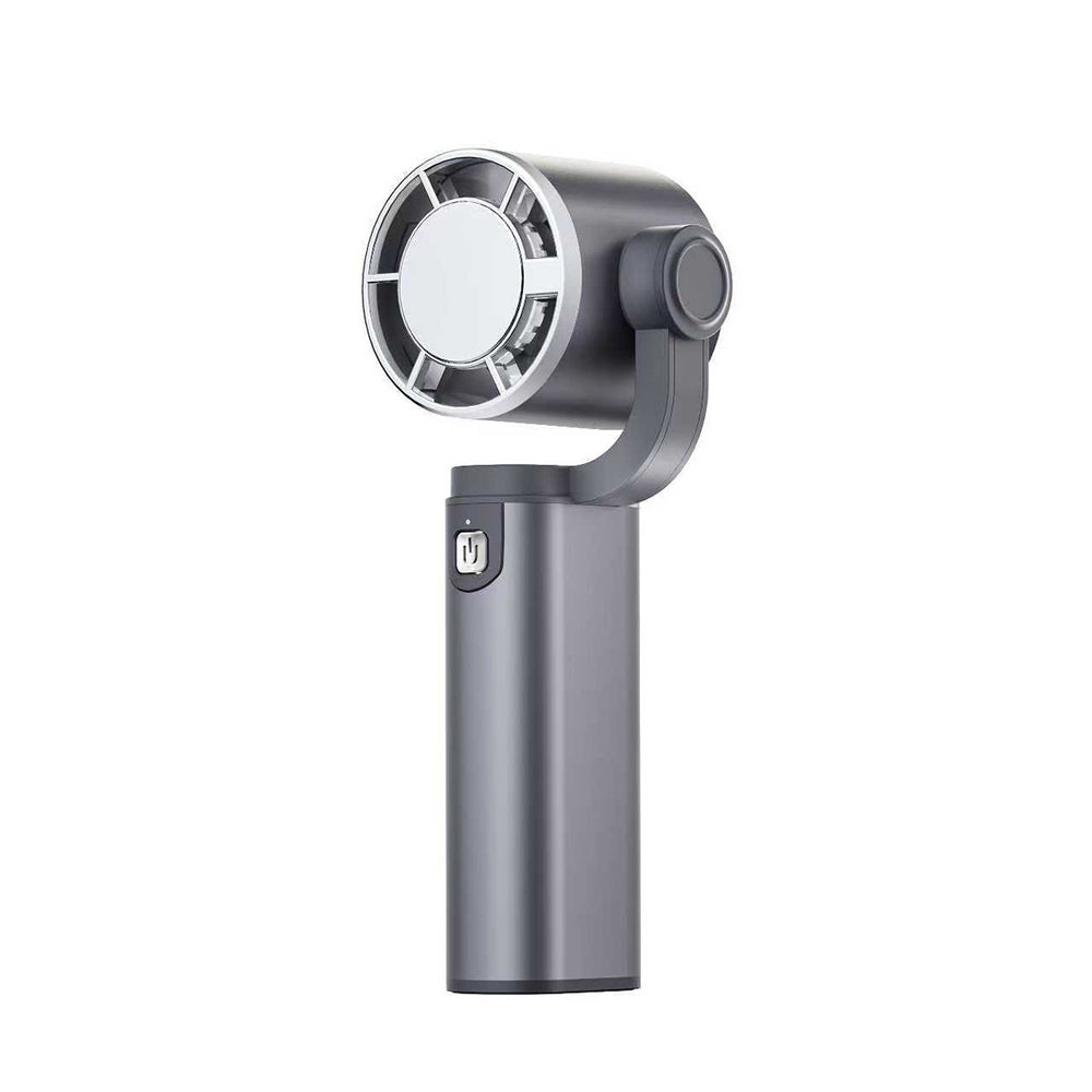 New turbine high-speed handheld fan - outdoor usb portable aluminum alloy gimbal cooling fan - cross-border wholesale