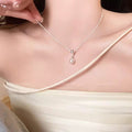 Pearl stacked tassel-x1529 silver