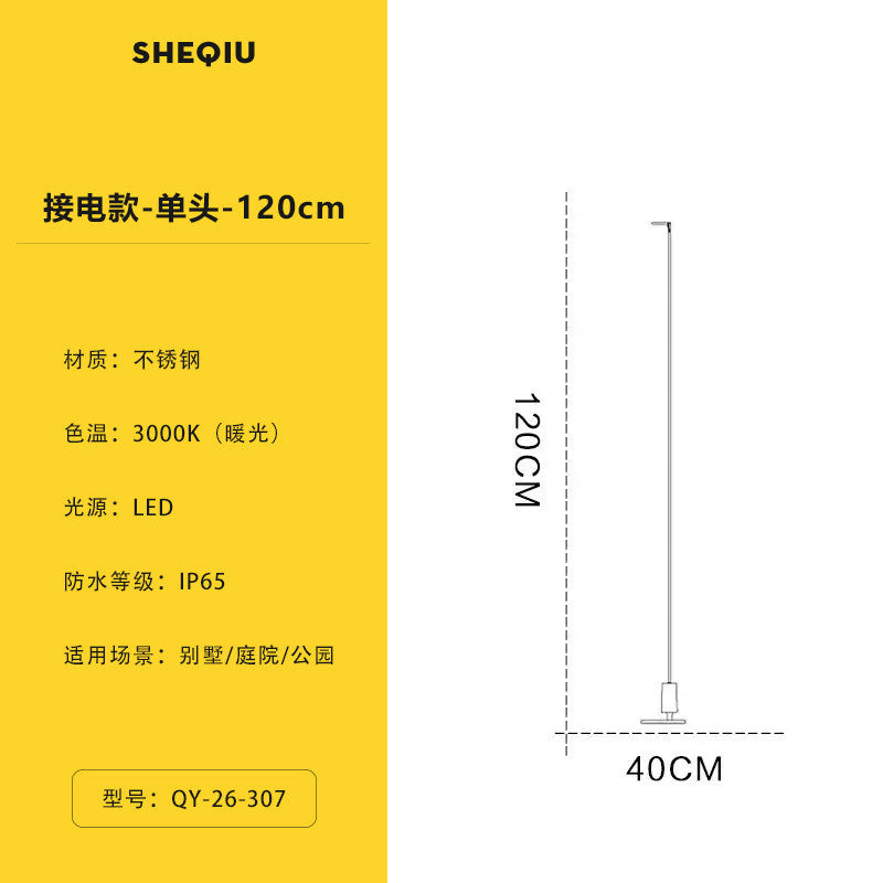 Outdoor waterproof floor lamp - ideal for villas, lawns, courtyards, gardens, landscapes, parks, and pathways