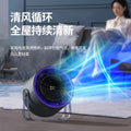 Desktop 100-speed stepless fan usb rechargeable digital display brushless turbine small fan kitchen wall-mounted desktop fan