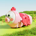 Caterpillar wind-up toy - fun & educational for babies & toddlers - moving & crawling animal toy - encourages tummy time & crawling development