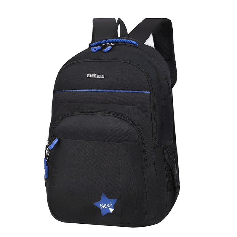 Business Backpack Large Capacity Leisure Going Out Travel Backpack Men's Student School Bag Simple Laptop Bag