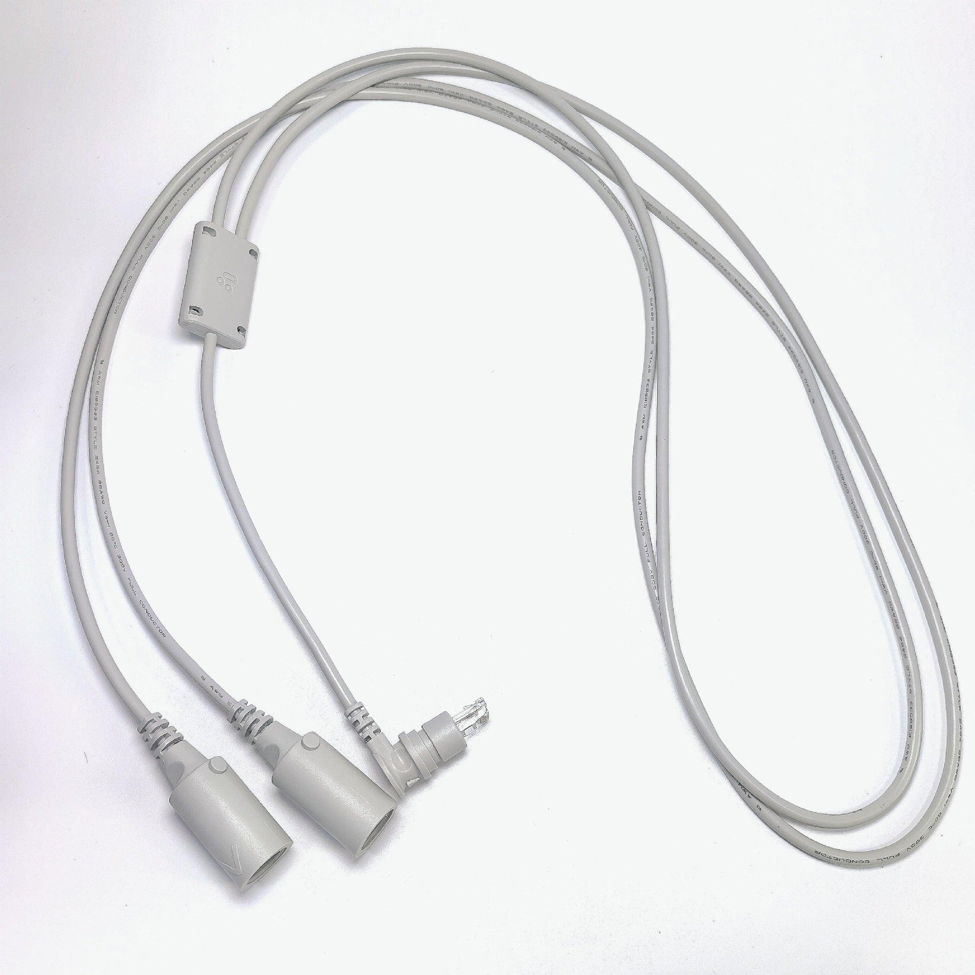 Customized 10-core RJ45 male-to-female one-to-two poe camera splitter, monitoring network Gigabit network cable