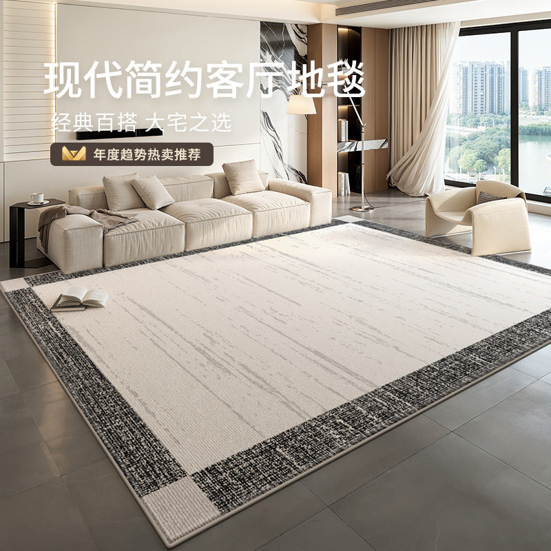 Living room carpet new arrivalclassyaccessible luxury no-wash sofa floor mat coffee table bedroom waterproof wipeable for homecasual modern