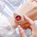Tiktok live chalcedony bracelet watch crown jewelry fashion women's watch quartz watch dropshipping