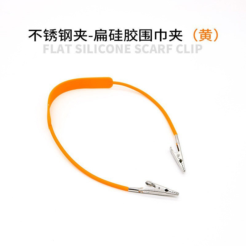 Dental Silicone Scarf Clip Special Oral Dental Disposable Apron Clip High Temperature Sterilization Scarf Clip