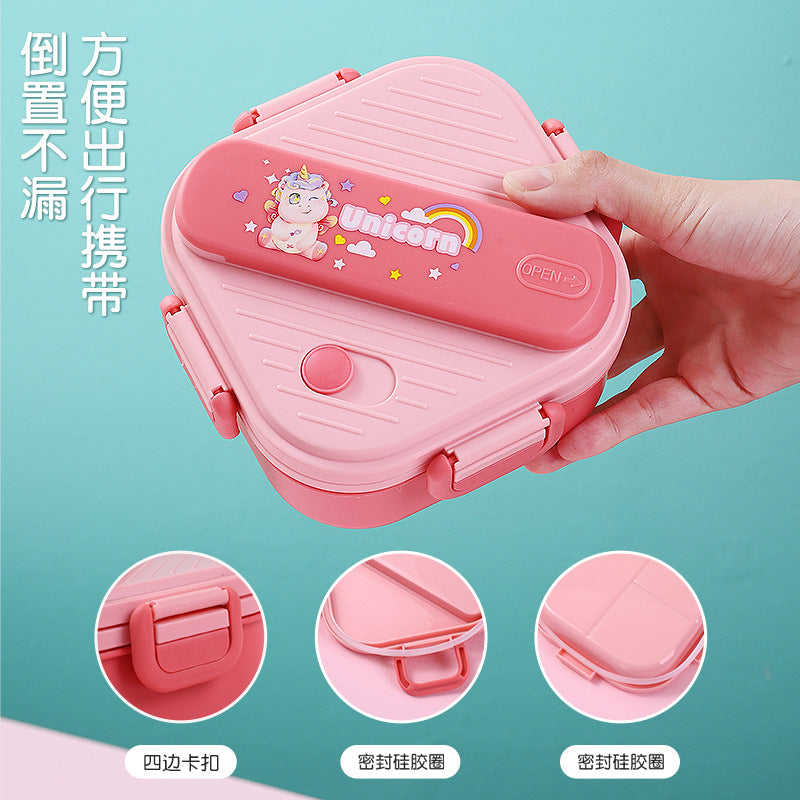 Japanese-style fruit box portable food-grade lunch box for elementary school students, office workers, and kids - takeout bento box with compartments