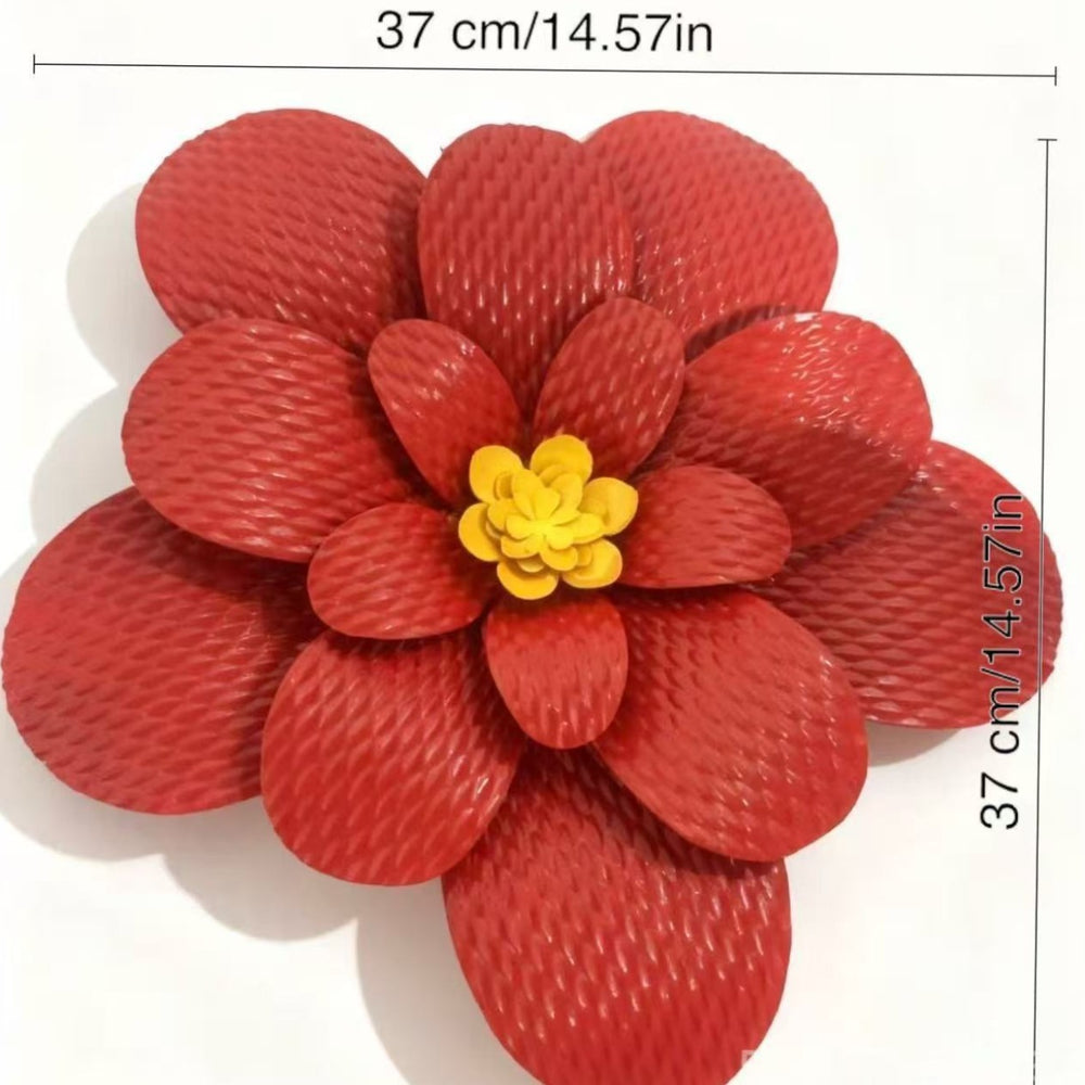 Manufacturer iron art flower ornaments home crafts metal ornaments jewelry iron art simulation ground plug courtyard decoration