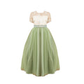 Hot-selling girls' summer dresses for export: children's mesh embroidered princess dresses, new chinese style ancient style long gowns