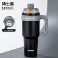 Summer new arrival: extra-large insulated tumbler - super capacity ice tumbler, stainless steel keeps drinks cold, perfect for car coffee