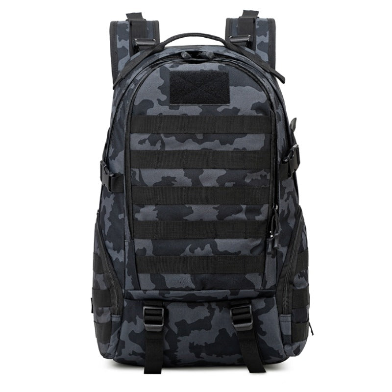 Outdoor sports and leisure backpack Large capacity camouflage tactical backpack Multifunctional mountaineering bag Anti-splashing school bag