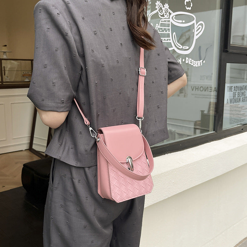 Foreign trade mobile phone bag women's 2025 new versatile small bag high sense foreign style shoulder messenger bag design sense small square bag