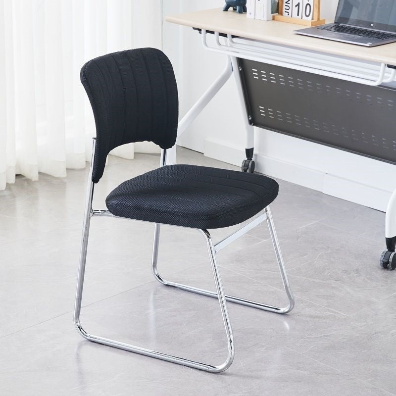 Comfortable stackable training chair - ideal for game rooms, mahjong tables, backrest, conference training, and office use