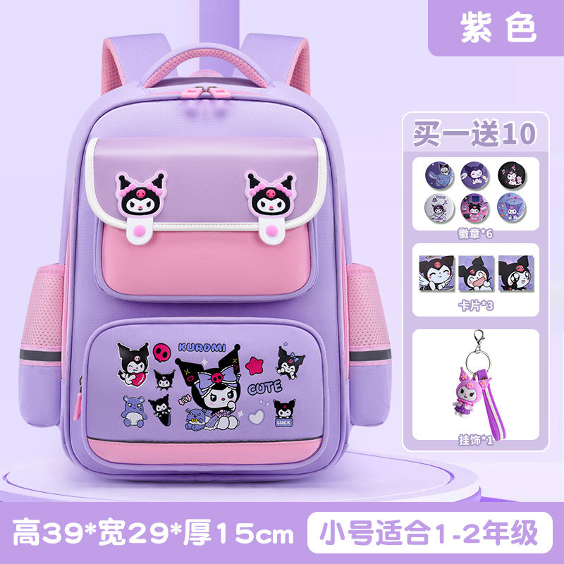 New Elementary School Girls Children's School Bag Cute Girls Backpack Large Capacity Burden Reduction Junior High School Students Japanese School Bag