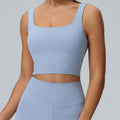 Lycra high-end sports bra, lulu style, high-impact sports tank top, women's fitness shockproof barely-there yoga bra