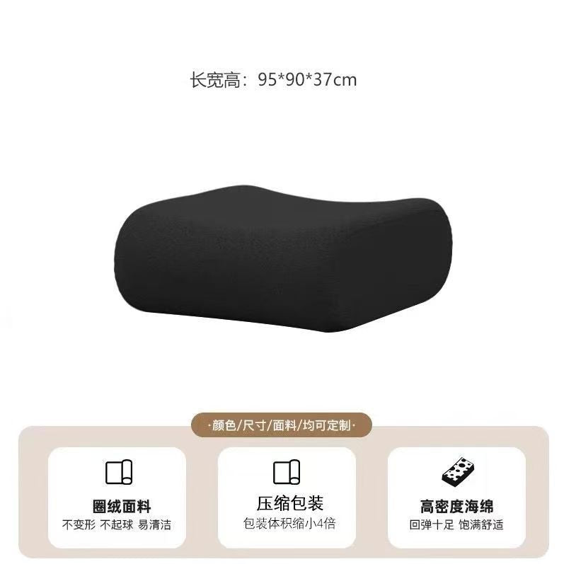 Compression sofa module sofa light luxury normcore style bamboo sofa small apartment straight row sofa bed