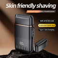 New portable reciprocating electric shaver - compact, home & car use, waterproof, men's shaving razor