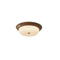 Medieval walnut round ceiling lamp with ice crackle glass soft light bedroom master bedroom secondary bedroom balcony corridor