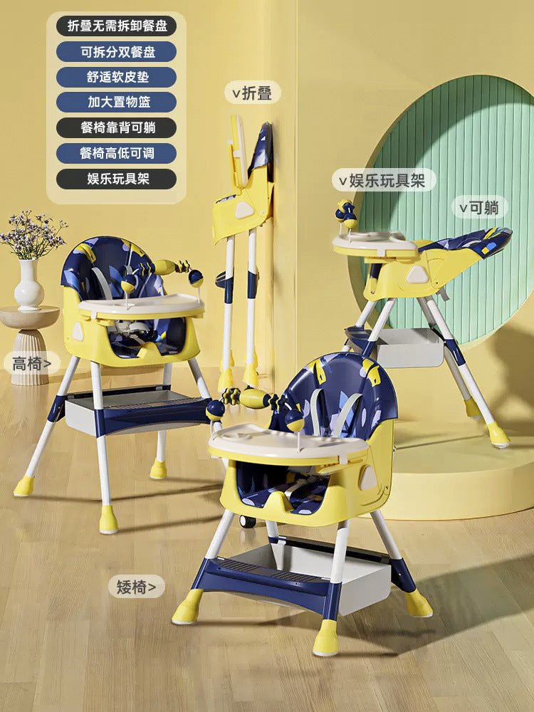 Baby Mobile Eating Children's Baby Dining Chair, Baby Chair Dining Table Chair Baby Dining Chair Eating Seat Plastic