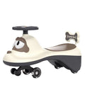 Kids' twist and go ride-on car - ages 1-3, suitable for boys and girls, adult accommodated, silent wheels, anti-tip design, wobble ride-on toy car