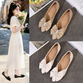 French bow slip-ons with skirt:  spring/summer new arrivals - versatile, casual, and stylish driving loafers