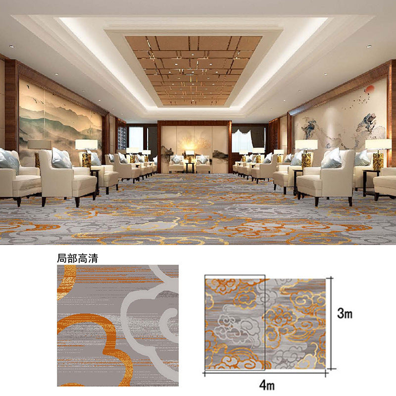 New arrival carpet seahorse 1200g star hotel banquet restaurant restaurant club thickened fireproof large area commercial