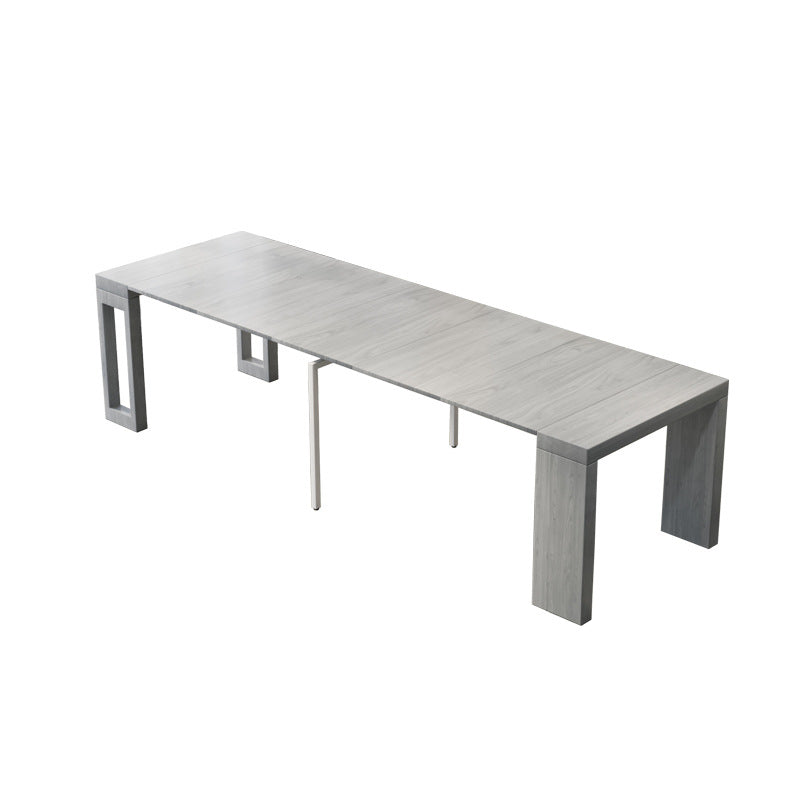Customizable italian minimalist dining table from factory direct – extendable, detachable, light luxury, high-end, large dining table for multiple guests