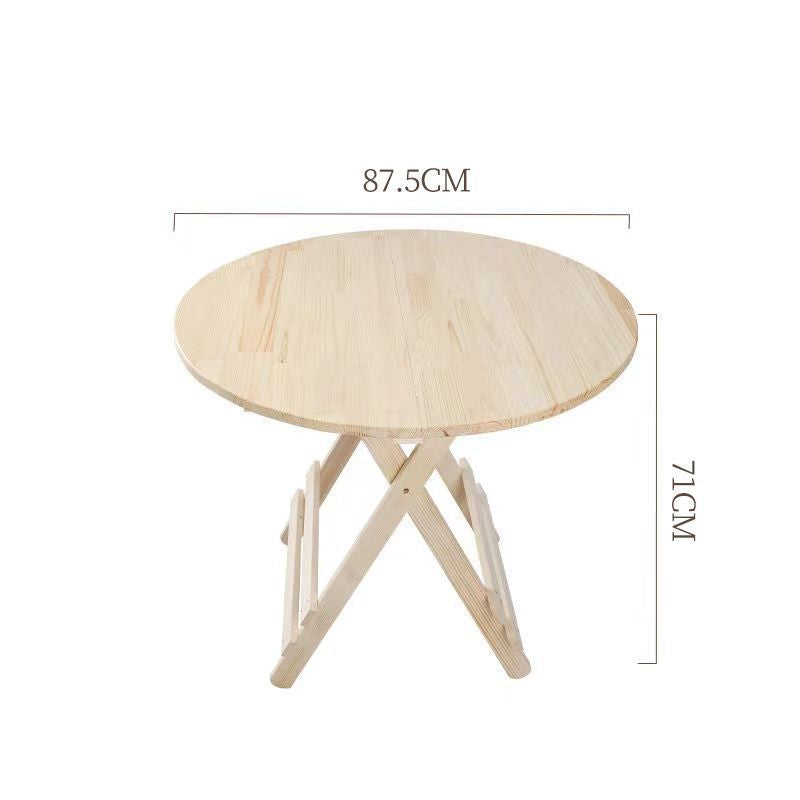 Solid wood folding table - portable dining table - perfect for rentals, simple folding table, square folding table, night market stall table, outdoor folding table