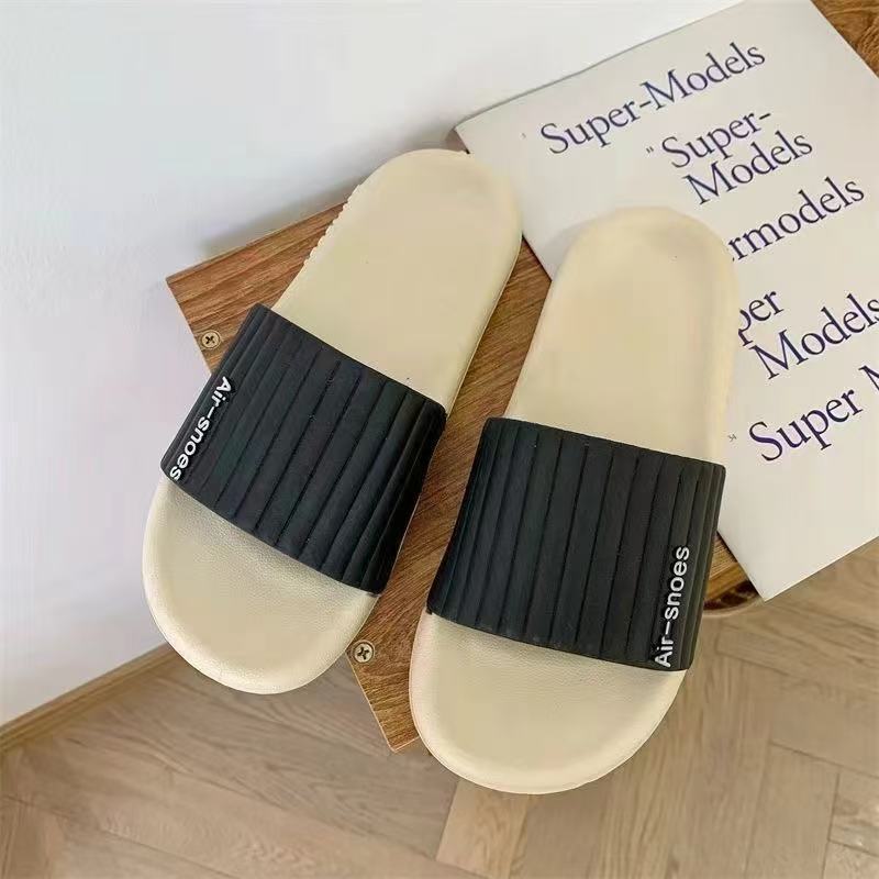 2026 new men's slippers - summer fashion indoor home anti-slip bathroom couple korean style soft sole sandals - wholesale