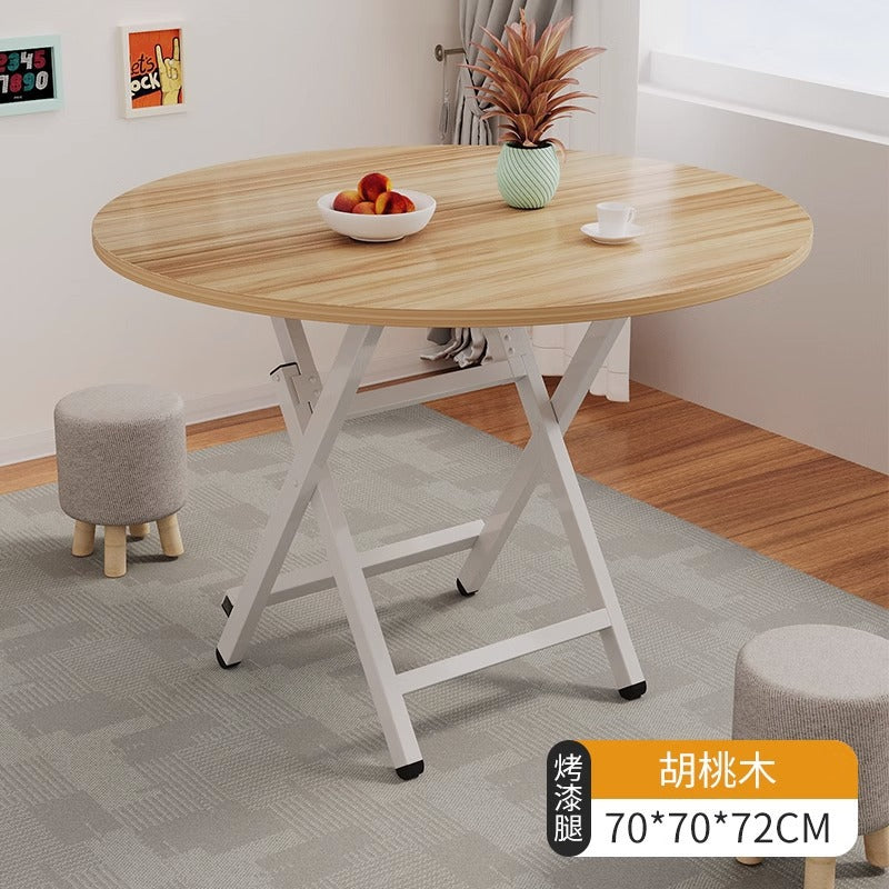 Foldable table dining table for home small table outdoor portable stall small apartment rental house simple dining square table